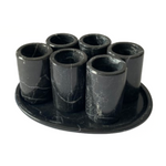 Cargar imagen en el visor de la Galería, Tequilero Mármol 6 Piezas