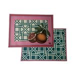 Cargar imagen en el visor de la Galería, Individual Rectangular · Diseño Toronja-Kiwi