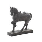 Cargar imagen en el visor de la Galería, Escultura Caballo Café