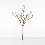 Cargar imagen en el visor de la Galería, Rama decorativa artificial de magnolia para arreglos y floreros con tallo leñoso y yemas verdes.