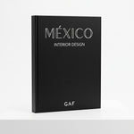 Cargar imagen en el visor de la Galería, Libros decorativos de papel para mesa y repisas: libro negro México sobre superficie blanca.