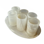 Cargar imagen en el visor de la Galería, Tequilero Mármol 6 Piezas
