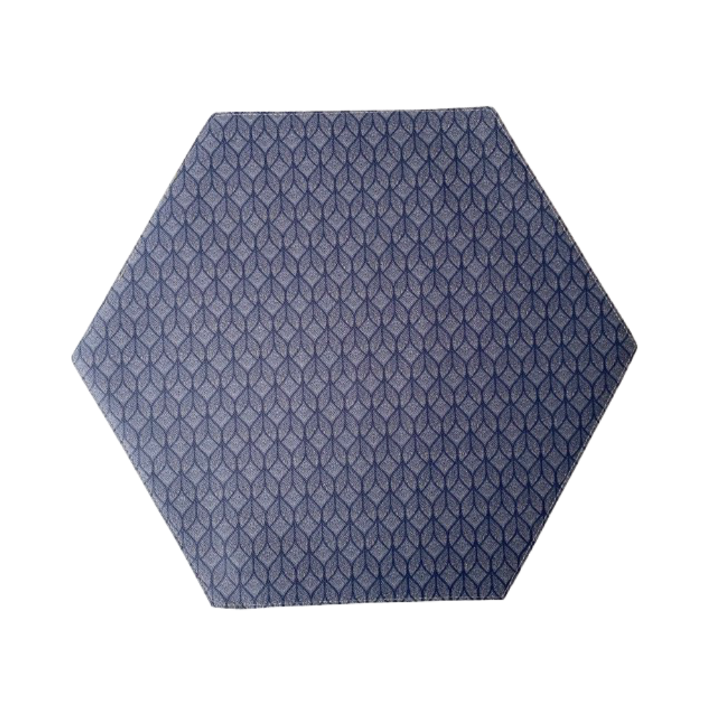 Individual Hexagonal · Diseño Búho-Estrellas
