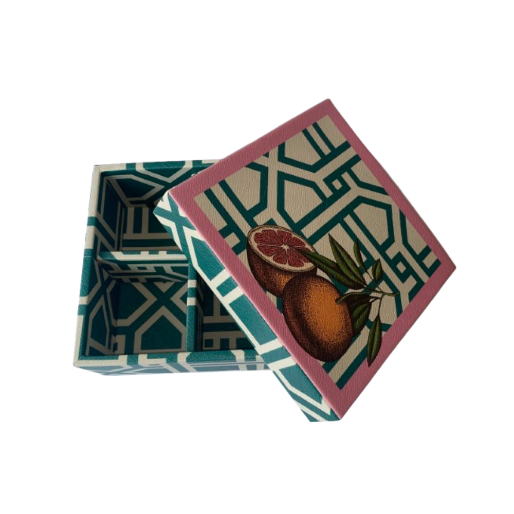 Caja para Té · Diseño Toronja-Kiwi