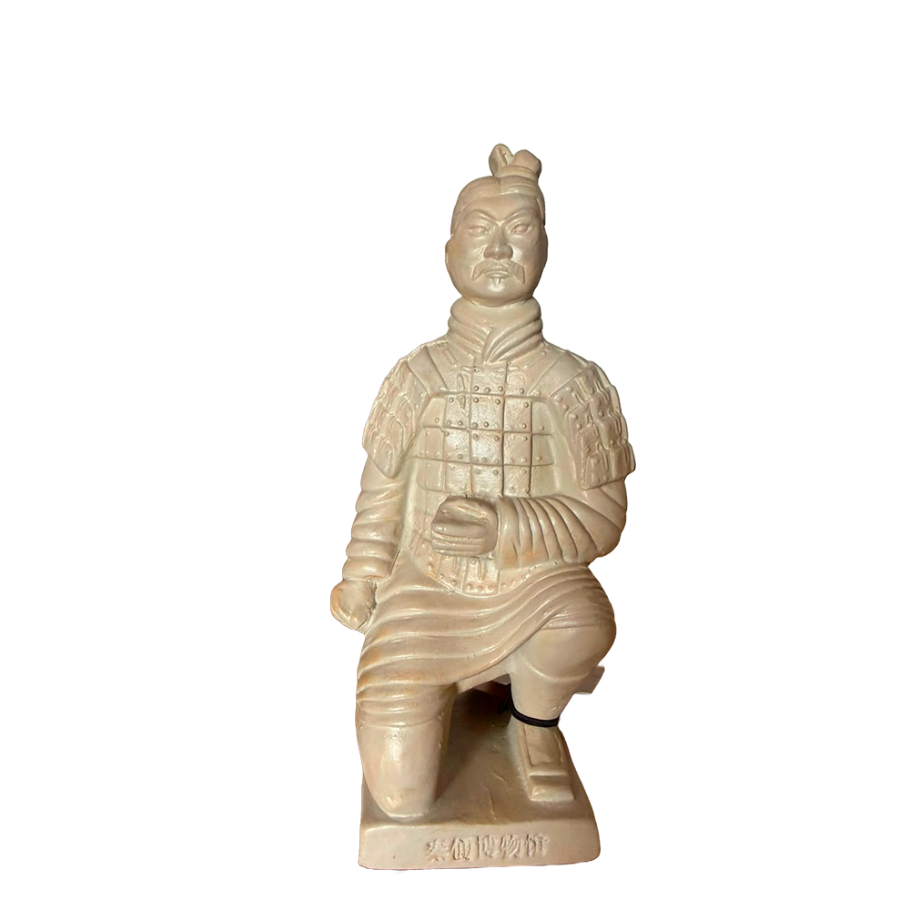 Guerrero Terracota Hincado Gris