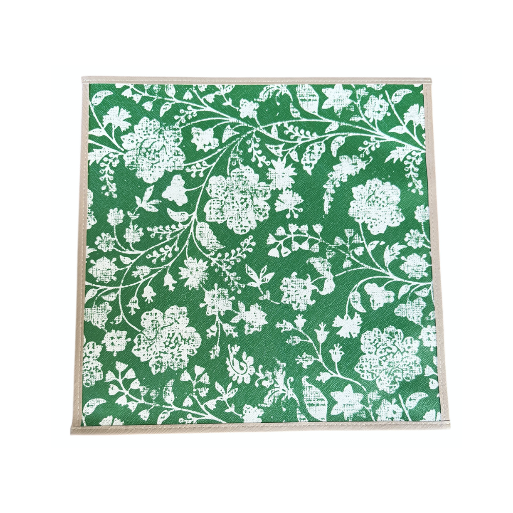 Individual Cuadrado · Diseño Manzanilla-Hinojo