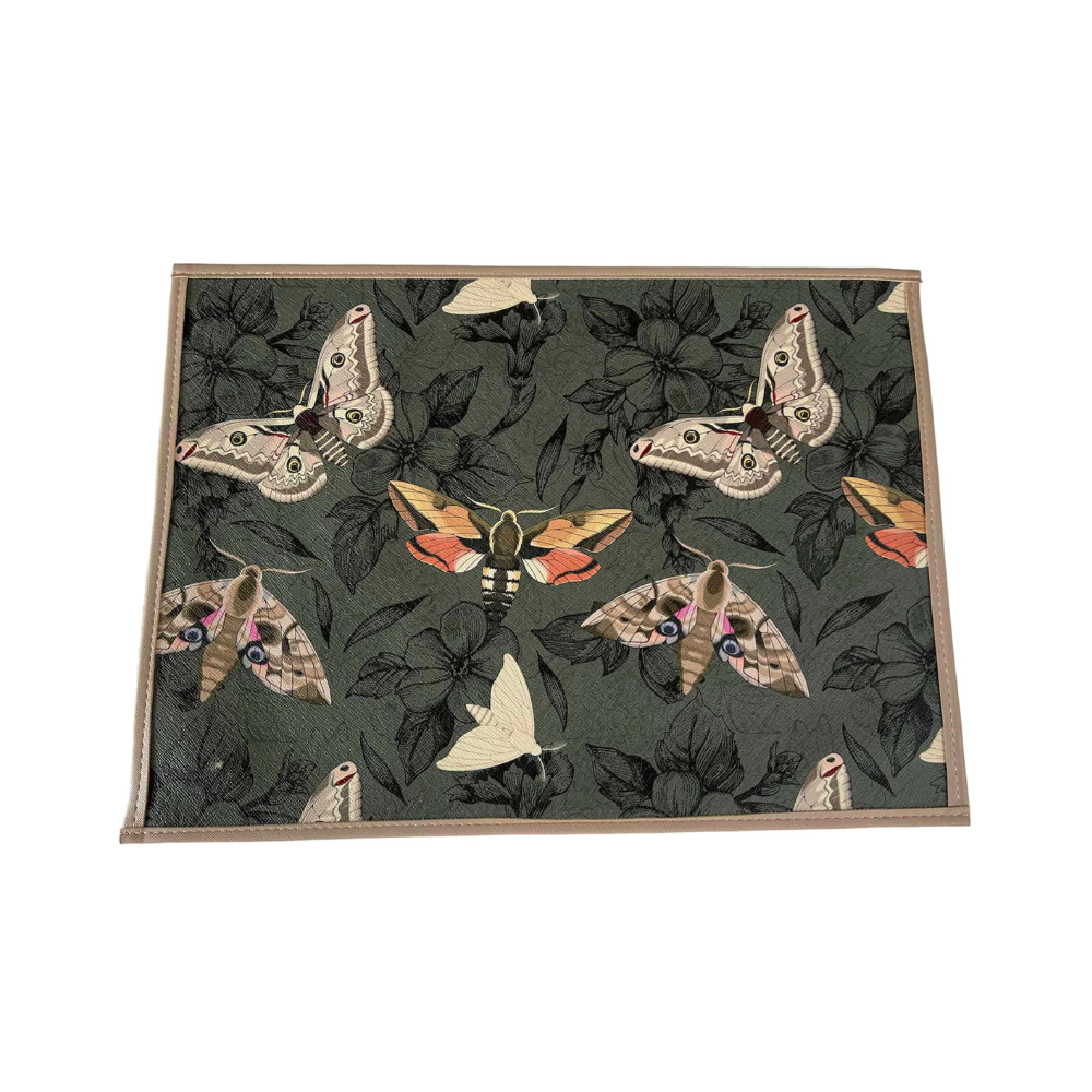 Individual Rectangular · Diseño Monarca Naranja - Capullo