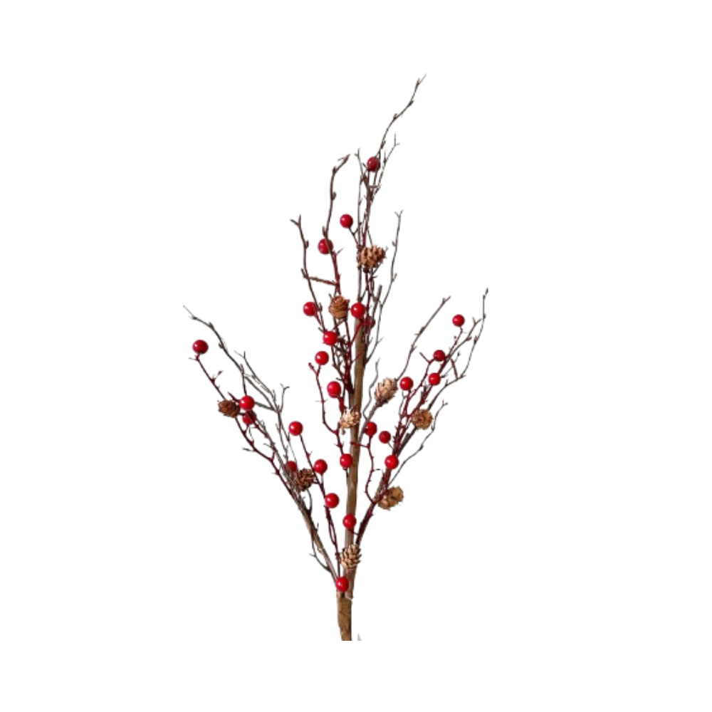 Rama Bayas Rojas Secilla 65cm
